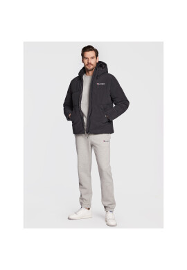 Champion Пухено яке Script Logo 218083 Черен Regular Fit - Pepit.bg