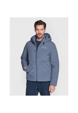 Champion Пухено яке Script Logo 218083 Син Regular Fit - Pepit.bg