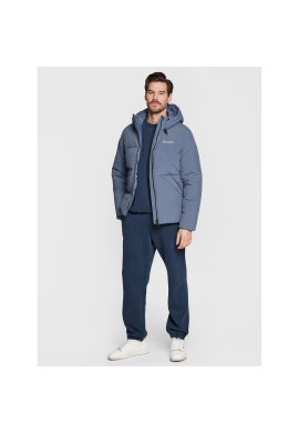 Champion Пухено яке Script Logo 218083 Син Regular Fit - Pepit.bg