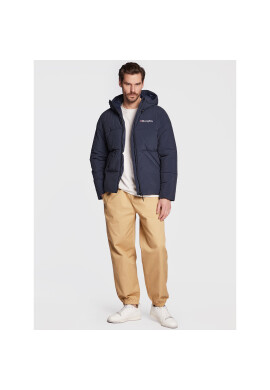 Champion Пухено яке Script Logo 218083 Тъмносин Regular Fit - Pepit.bg