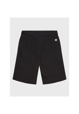 Champion Спортни шорти Script Logo 306147 Черен Regular Fit - Pepit.bg