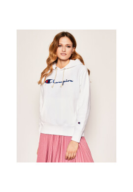 Champion Суитшърт 113149 Бял Custom Fit - Pepit.bg