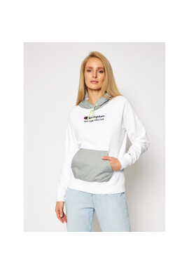 Champion Суитшърт 113275 Бял Custom Fit - Pepit.bg