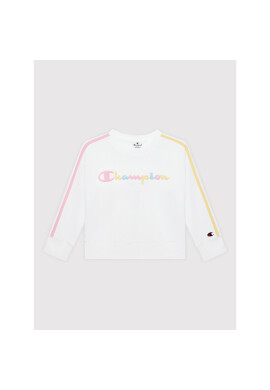 Champion Суитшърт 404345 Бял Custom Fit - Pepit.bg