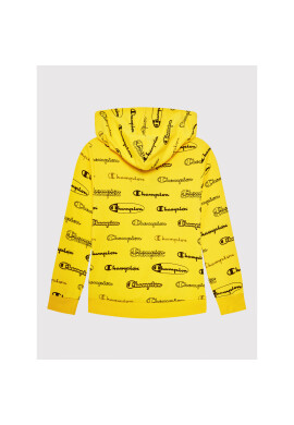 Champion Суитшърт All-Over Script Logo 305931 Жълт Regular Fit - Pepit.bg