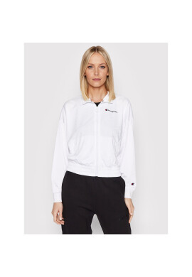 Champion Суитшърт All-Over Script Logo Print 112804 Бял Custom Fit - Pepit.bg