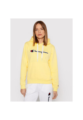 Champion Суитшърт Blend Script Logo 114461 Жълт Regular Fit - Pepit.bg