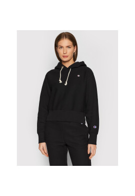 Champion Суитшърт Cropped 114613 Черен Custom Fit - Pepit.bg
