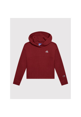 Champion Суитшърт Logo Script 404226 Бордо Custome Fit - Pepit.bg