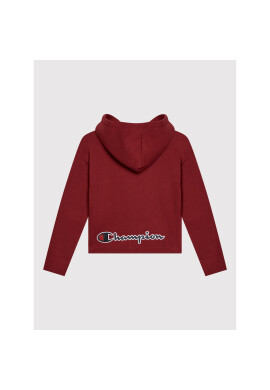 Champion Суитшърт Logo Script 404226 Бордо Custome Fit - Pepit.bg