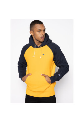 Champion Суитшърт Script Bicolor 214277 Жълт Regular Fit - Pepit.bg