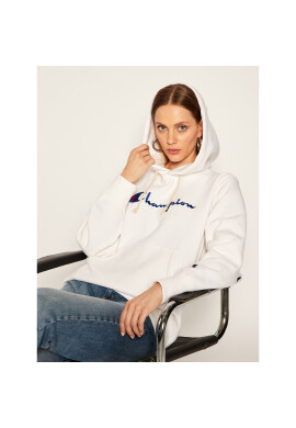 Champion Суитшърт Script Logo 113794 Бял Regular Fit - Pepit.bg