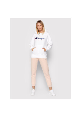 Champion Суитшърт Script Logo 114788 Бял Regular Fit - Pepit.bg