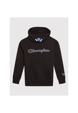 Champion Суитшърт Script Logo 305765 Черен Regular Fit - Pepit.bg