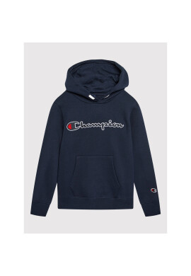 Champion Суитшърт Script Logo 305765 Тъмносин Regular Fit - Pepit.bg