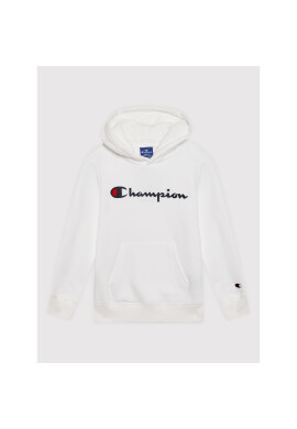 Champion Суитшърт Script Logo Script Logo Бял Regular Fit - Pepit.bg