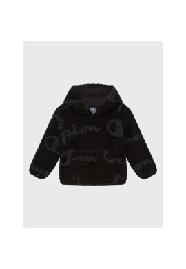 Champion Суитшърт Script Logo Teddy 306206 Черен Regular Fit - Pepit.bg
