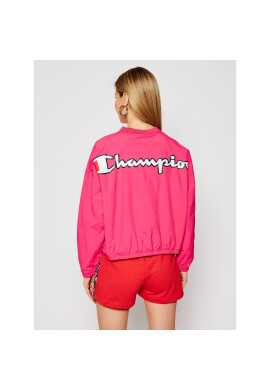 Champion Суитшърт Script Logo Track 112686 Розов Oversize - Pepit.bg