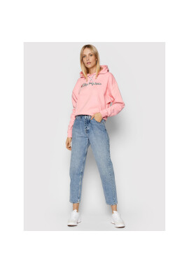 Champion Суитшърт Vintage Script Logo 112638 Розов Custom Fit - Pepit.bg
