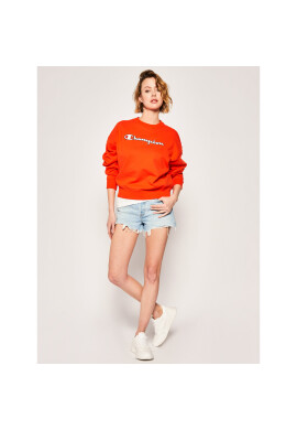 Champion Суитшърт Vintage Script Logo 112640 Червен Custom Fit - Pepit.bg