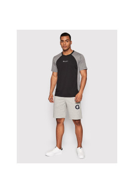 Champion Тениска от техническо трико Micro Mesh Insert 217111 Черен Athletic Fit - Pepit.bg
