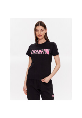 Champion Тишърт 116084 Черен Custom Fit - Pepit.bg