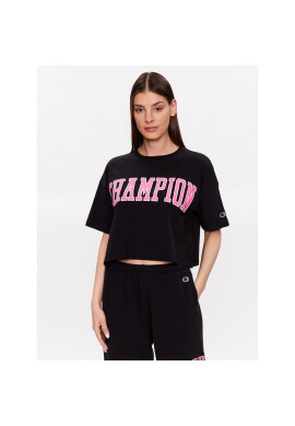 Champion Тишърт 116086 Черен Regular Fit - Pepit.bg