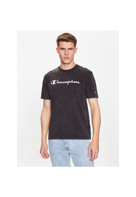 Champion Тишърт 218604 Черен Regular Fit - Pepit.bg