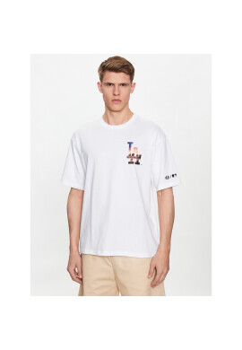 Champion Тишърт 218923 Бял Relaxed Fit - Pepit.bg