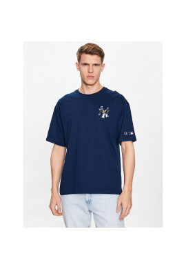 Champion Тишърт 218923 Тъмносин Relaxed Fit - Pepit.bg