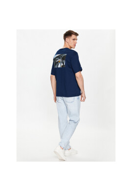 Champion Тишърт 218923 Тъмносин Relaxed Fit - Pepit.bg