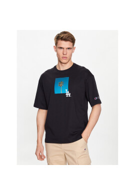 Champion Тишърт 218924 Черен Regular Fit - Pepit.bg