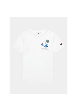 Champion Тишърт 306373 Бял Regular Fit - Pepit.bg