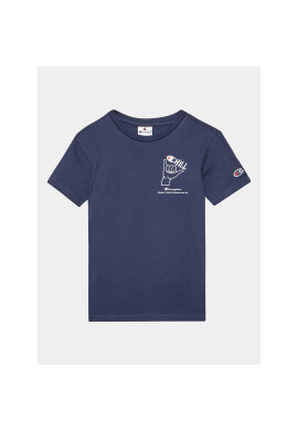 Champion Тишърт 306373 Тъмносин Regular Fit - Pepit.bg