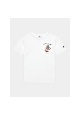 Champion Тишърт 306375 Бял Regular Fit - Pepit.bg