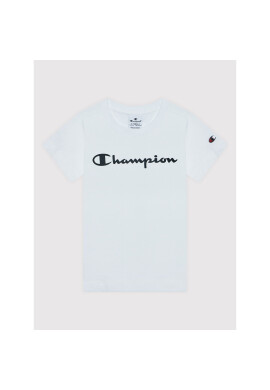 Champion Тишърт 404327 Бял Regular Fit - Pepit.bg