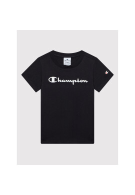 Champion Тишърт 404327 Черен Regular Fit - Pepit.bg