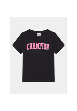 Champion Тишърт 404658 Черен Regular Fit - Pepit.bg