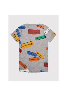Champion Тишърт All-Over Graphic 305913 Сив Regular Fit - Pepit.bg