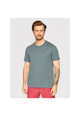 Champion Тишърт Basic C Logo 216545 Сив Regular Fit - Pepit.bg