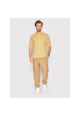Champion Тишърт Basic C Logo 216545 Жълт Custome Fit - Pepit.bg