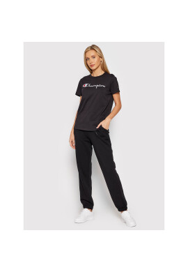 Champion Тишърт Big Logo 114128 Черен Regular Fit - Pepit.bg