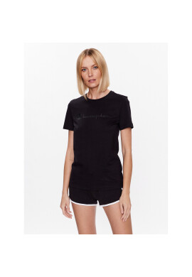Champion Тишърт Big Script 114911 Черен Regular Fit - Pepit.bg