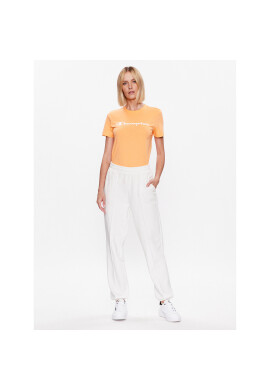 Champion Тишърт Big Script 114911 Оранжев Regular Fit - Pepit.bg