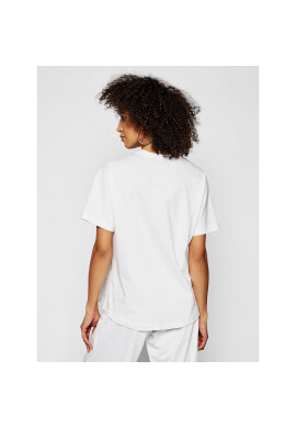 Champion Тишърт C Patch 112651 Бял Oversize - Pepit.bg