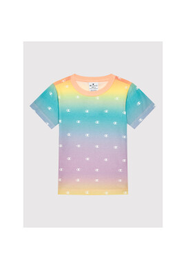 Champion Тишърт Contrast Script Logo 404312 Бял Regular Fit - Pepit.bg