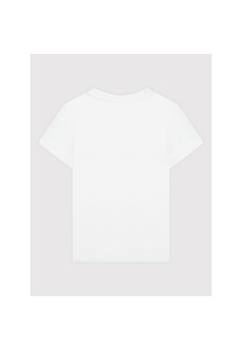 Champion Тишърт Contrast Script Logo 404541 Бял Regular Fit - Pepit.bg
