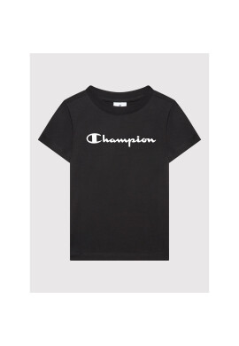 Champion Тишърт Contrast Script Logo 404541 Черен Regular Fit - Pepit.bg