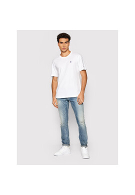Champion Тишърт Crewneck 216545 Бял Regular Fit - Pepit.bg