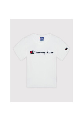 Champion Тишърт Crewneck 404231 Бял Regular Fit - Pepit.bg